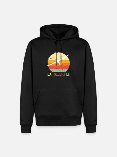 Gliders and gliders - Men’s Premium Organic Hoodie - black