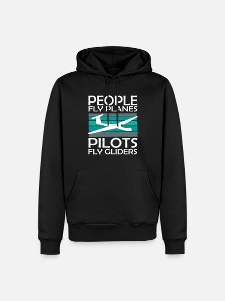 Gliders and gliders - Men’s Premium Organic Hoodie - black