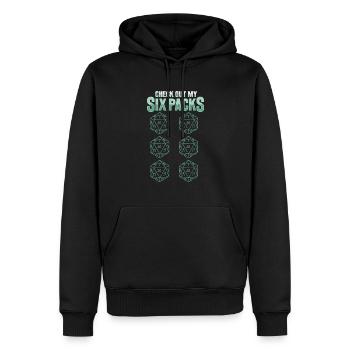Fantasy Rollenspiel RPG Shirt für Rollenspieler - Männer Premium Bio Hoodie - Schwarz - Vorne - Nico (187cm)