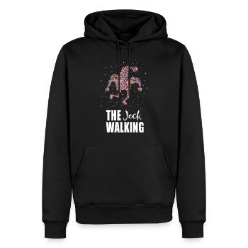 Fool's Cap Carnival Carnival Confetti Gift - Men’s Premium Organic Hoodie - black - Front - Nico (187cm)