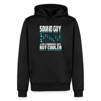 Sound Guy Like A Normal Guy But Coole Tontechniker - Männer Premium Bio Hoodie - Schwarz - Vorne - Nico (187cm)