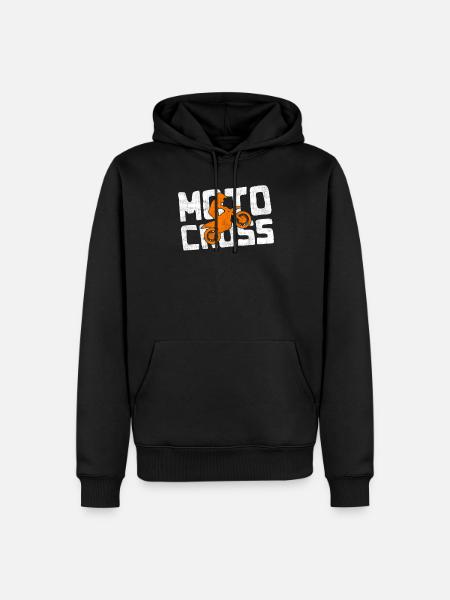 Motocross - Men’s Premium Organic Hoodie - black