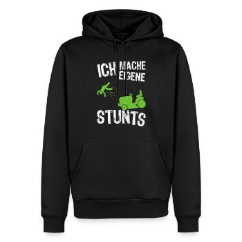 Hobbygärtner Rasenmäher Gärtner Greenkeeper Rasen - Männer Premium Bio Hoodie - Schwarz - Vorne - Nico (187cm)