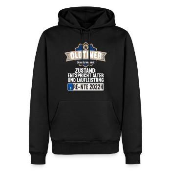 Ruhestand Rentnerin Rentner Rente 2022 - Männer Premium Bio Hoodie - Schwarz - Vorne - Nico (187cm)