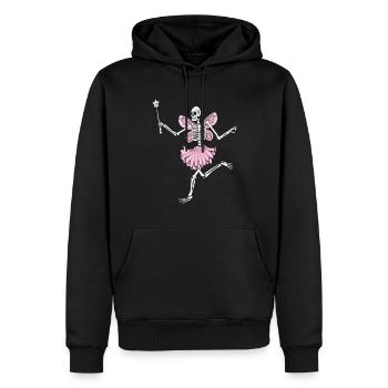 Grunge Fairycore Skelett Fairy Lover - Männer Premium Bio Hoodie - Schwarz - Vorne - Nico (187cm)