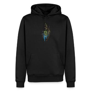 Bier Brauer I Hopfen Malz Bierbrauer Motiv für - Männer Premium Bio Hoodie - Schwarz - Vorne - Nico (187cm)