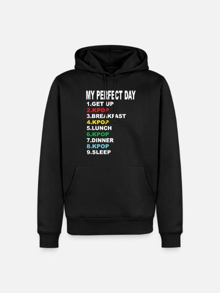 My Perfect Day Kpop - Men’s Premium Organic Hoodie - black