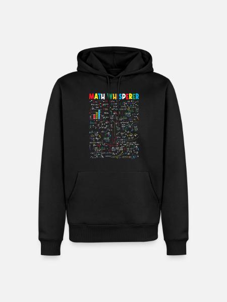 Math Whisperer - Männer Premium Bio Hoodie - Schwarz