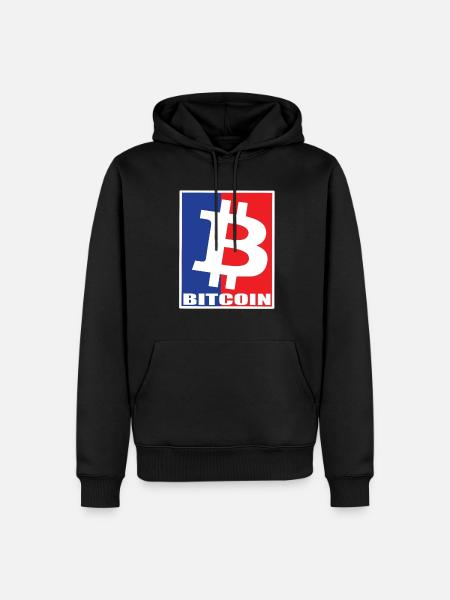 Bitcoin - Men’s Premium Organic Hoodie - black