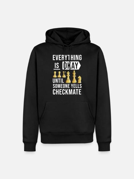 Chess - Men’s Premium Organic Hoodie - black