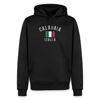 Calabria, italy italian - Männer Premium Bio Hoodie - Schwarz - Vorne - Nico (187cm)