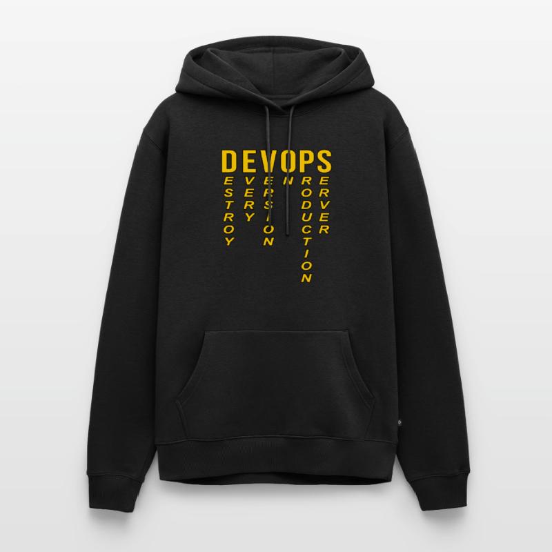 Devops Définition de l’ordinateur technique Sweat à capuche Premium bio Homme