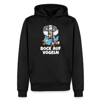 Zweideutig Ziegenbock Bock auf Vögeln Sex - Männer Premium Bio Hoodie - Schwarz - Vorne - Nico (187cm)