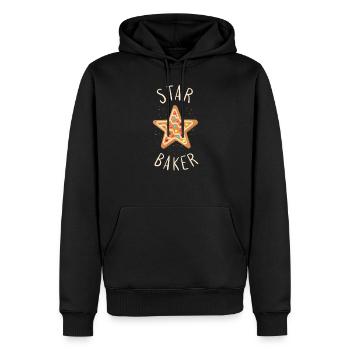 Bake Baking Star Cookie Star Baker - Männer Premium Bio Hoodie - Schwarz - Vorne - Nico (187cm)