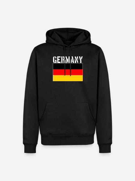 Germany Flag - Men’s Premium Organic Hoodie - black