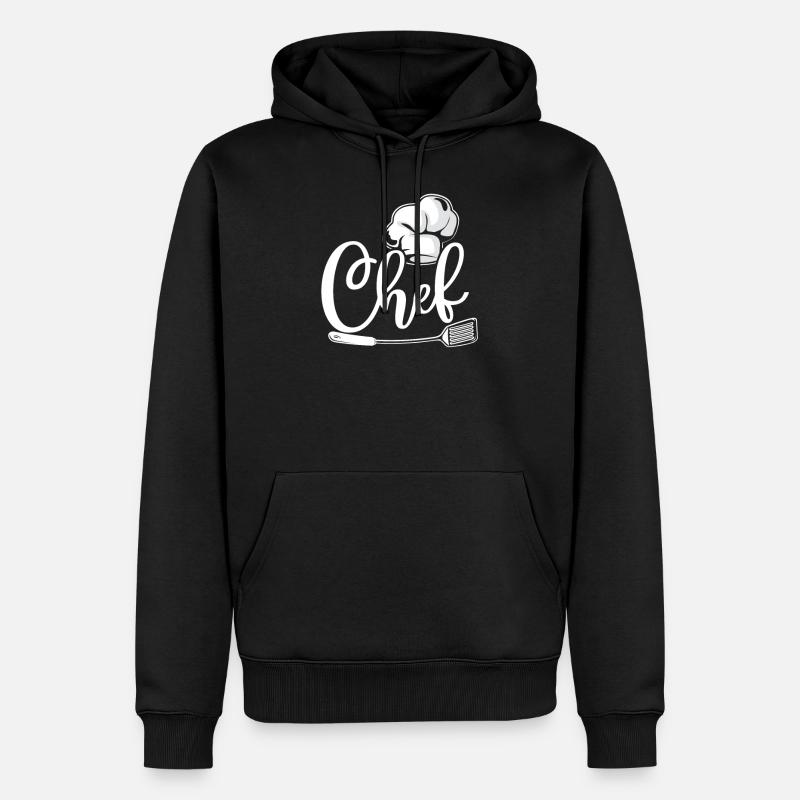 Cooking Cook Kitchen Chef Chef - Men’s Premium Organic Hoodie - black
