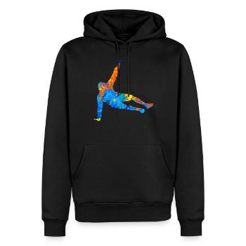 Parkour Parkourläufer Parcour Freerunner - Männer Premium Bio Hoodie - Schwarz - Vorne - Nico (187cm)