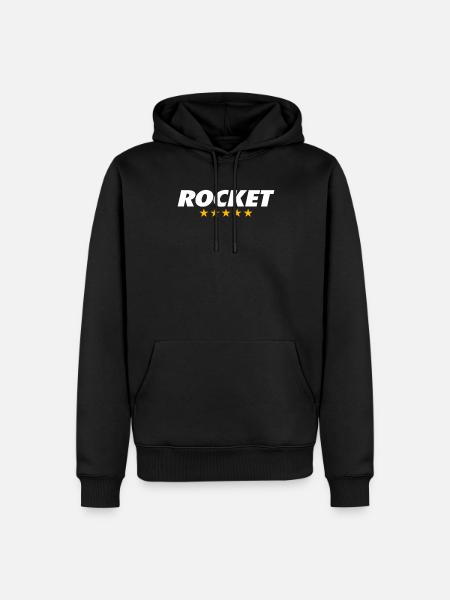 ROCKET ROCKET - Sweat à capuche Premium bio Homme - noir