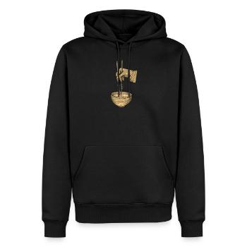 Vietnam I Saigon Roller Pho Bo Reise Motiv für - Männer Premium Bio Hoodie - Schwarz - Vorne - Nico (187cm)