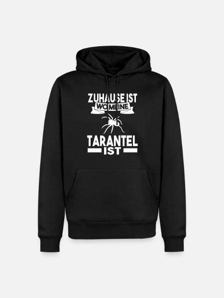 Tarantel - Männer Premium Bio Hoodie - Schwarz
