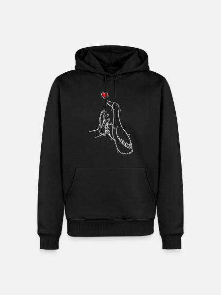 Running funny Running - Men’s Premium Organic Hoodie - black