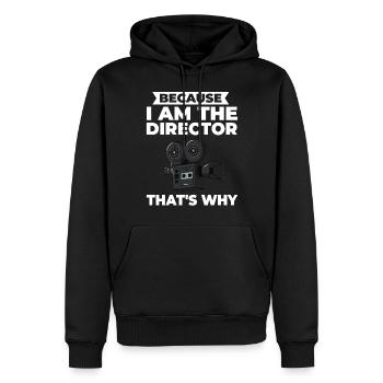 Filmregisseur Filmemacher Filmen Kamera Film - Männer Premium Bio Hoodie - Schwarz - Vorne - Nico (187cm)