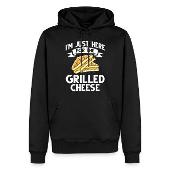 Gegrillter Käse Toast Sandwich Maker Toaster - Männer Premium Bio Hoodie - Schwarz - Vorne - Nico (187cm)