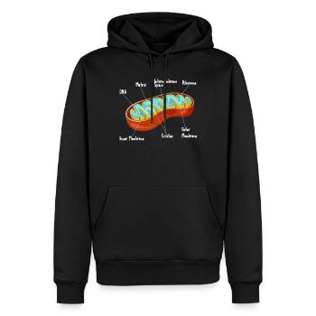 Mitochondria Cell Biology Biologist Science - Männer Premium Bio Hoodie - Schwarz - Vorne - Nico (187cm)