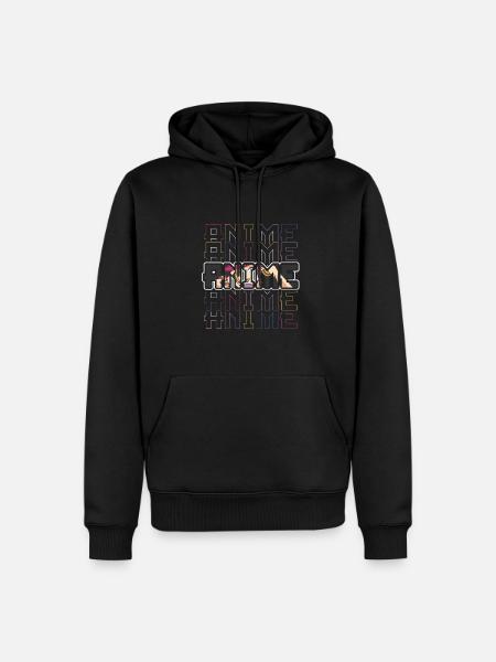 Anime - Men’s Premium Organic Hoodie - black