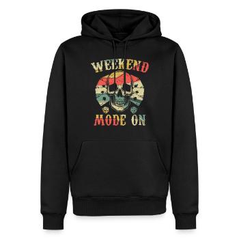 Casino Poker Games Weekend Mode sur Poker - Sweat à capuche Premium bio Homme - noir - Devant - Nico (187cm)