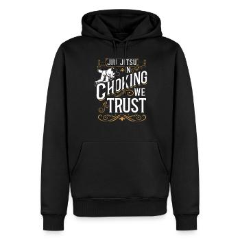 Jiu Jitsu Jiu Jitsu In Choking We - Männer Premium Bio Hoodie - Schwarz - Vorne - Nico (187cm)