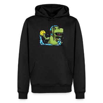 Wasserball Schwimmsport Wasserballer - Männer Premium Bio Hoodie - Schwarz - Vorne - Nico (187cm)