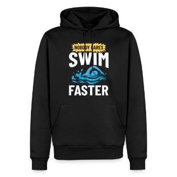 Schwimmen Trainer Pool Schwimmer Lektion - Männer Premium Bio Hoodie - Schwarz - Vorne - Nico (187cm)
