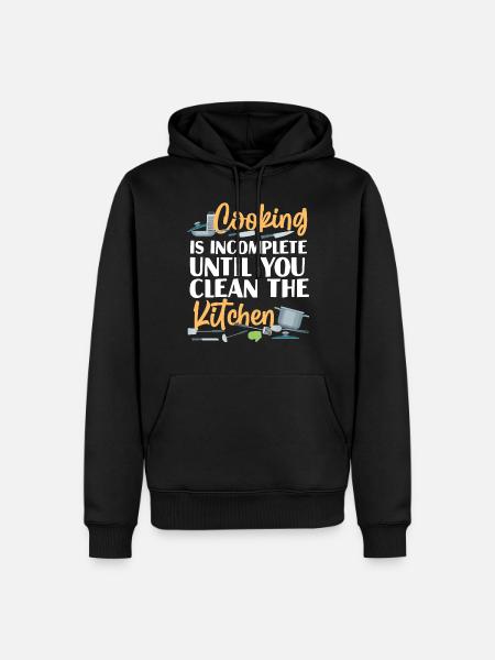 Cooking Cook Kitchen Chef Cooking - Men’s Premium Organic Hoodie - black
