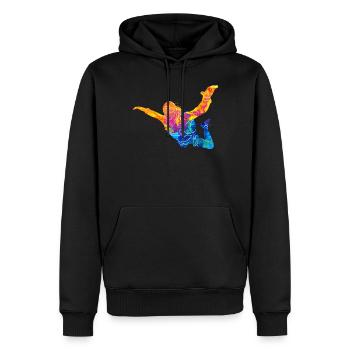 Skydive Skydiving Skydiving Parachute - Men’s Premium Organic Hoodie - black - Front - Nico (187cm)
