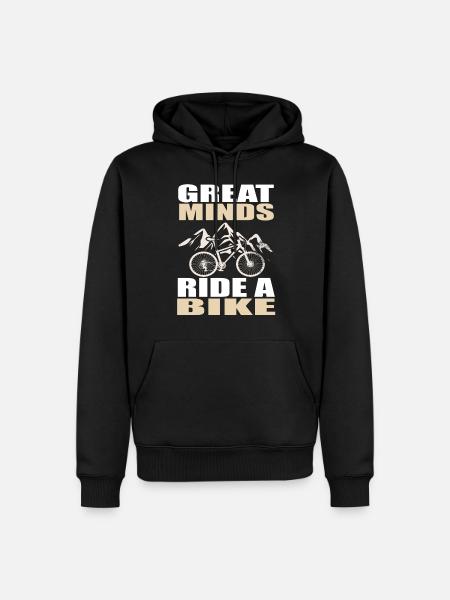 Bicyclette - Sweat à capuche Premium bio Homme - noir