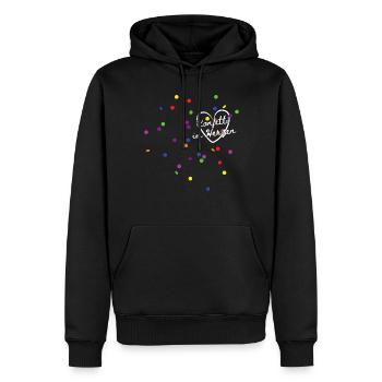 Costume de remplacement de carnaval Tenue de carnaval - Sweat à capuche Premium bio Homme - noir - Devant - Nico (187cm)