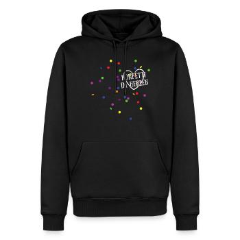 Costume de remplacement de carnaval Tenue de carnaval - Sweat à capuche Premium bio Homme - noir - Devant - Nico (187cm)