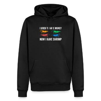 Crevettes naines Crevettes Crevettes Aquascaper Aquascaper Aquastry - Sweat à capuche Premium bio Homme - noir - Devant - Nico (187cm)