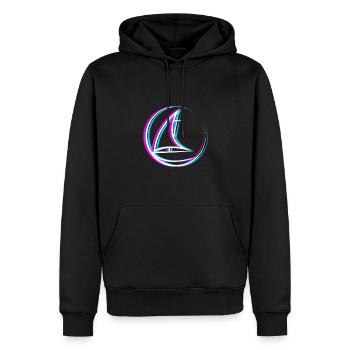 Segel Saison - Segelboot - Männer Premium Bio Hoodie - Schwarz - Vorne - Nico (187cm)