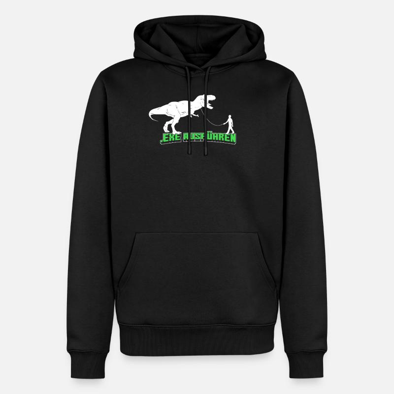 Informatiker Informatik Programmierer Humor - Männer Premium Bio Hoodie - Schwarz