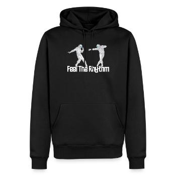 Astronauten Tanzschule für Tänzer Weltraum Fans - Männer Premium Bio Hoodie - Schwarz - Vorne - Nico (187cm)