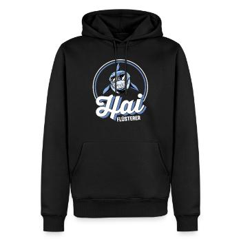 Haifisch Hai Haie - Männer Premium Bio Hoodie - Schwarz - Vorne - Nico (187cm)