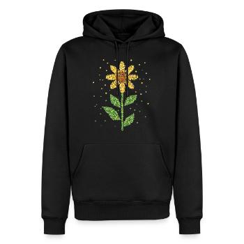 Sonnenblume Garten Gärtnerin Blumenladen - Männer Premium Bio Hoodie - Schwarz - Vorne - Nico (187cm)