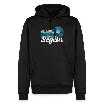 Segelboot Katamaran Kapitän Segeln Segler Geschenk - Männer Premium Bio Hoodie - Schwarz - Vorne - Nico (187cm)