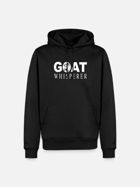 Goat Whisperer - Men’s Premium Organic Hoodie - black