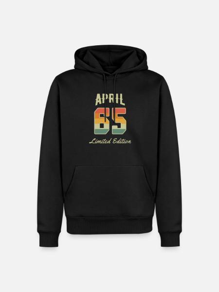 Avril 1965 Édition limitée - Sweat à capuche Premium bio Homme - noir
