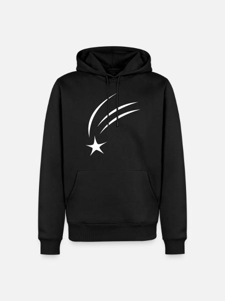 Shooting star - Men’s Premium Organic Hoodie - black