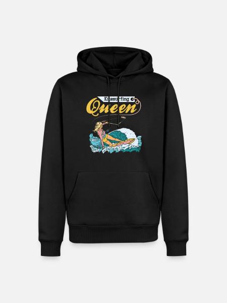 Kitesurfing Queen - Men’s Premium Organic Hoodie - black