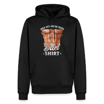 Darts Player This is My Sexy Dart Shirt Dart - Men’s Premium Organic Hoodie - black - Front - Nico (187cm)